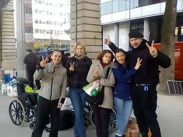 Equipe de solidarité À travers l'Europe